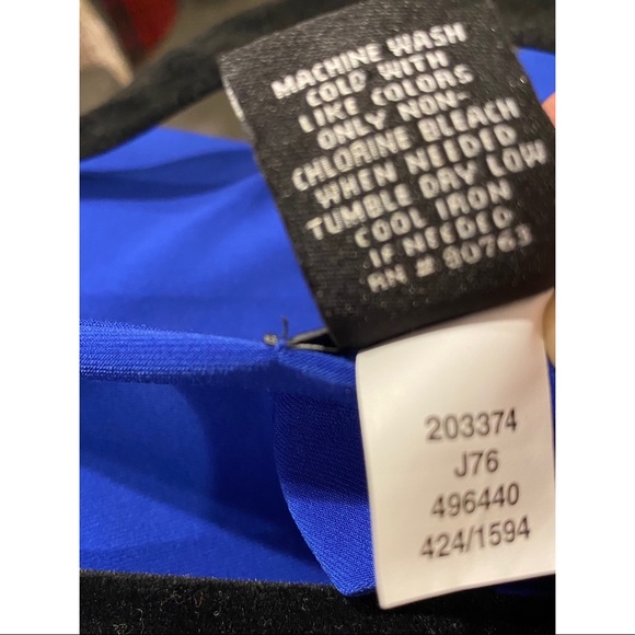 Moda International Bell Sleeve Cobalt Blue S Dress - Picture 5 of 9